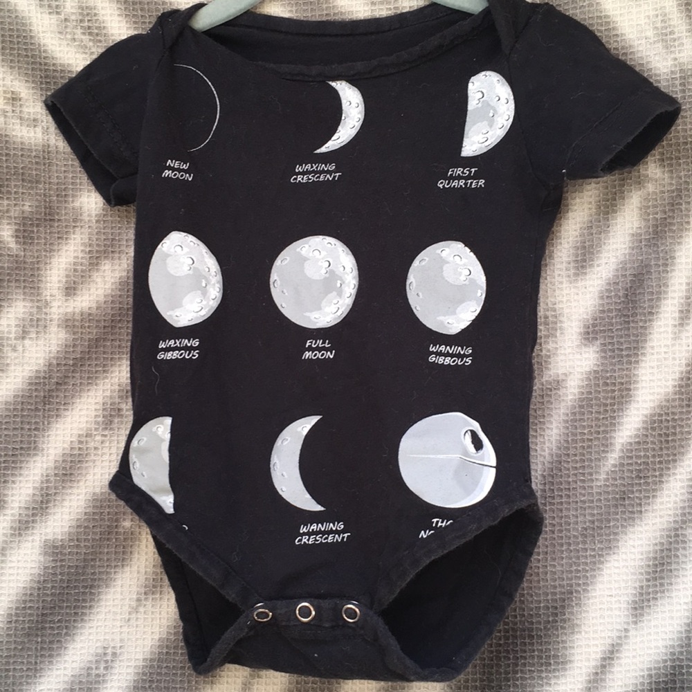 Moon phase onesie